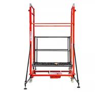 Plate-forme élévatrice électrique avec télécommande, palan pliable pour le transport de charges lourdes et les travaux d'échafaudage - Solut élévateur automatique