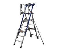 Plate-forme individuelle 3 à 5 marches Duarib XT5 ULTIM en aluminium hauteur réglable accessible jusqu'à 3,28m