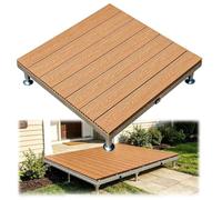 Plate-forme Modulaire en Bois Composite, Kit de Terrasse Flottante