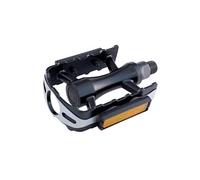 Plate-forme Pédale VTT 600 9/16 pouces réflecteur noir Set