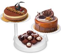 Plate-forme Plateau Tournant Support Gâteau Blanc