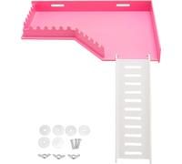 Plate-forme pour hamster Jouets d'entraînement en plastique avec échelle pour cochon d'Inde -Chinchilla -Cage -Type