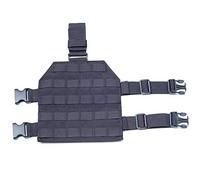 Plate-Forme Tactique à Jambe Basse de Molle pour Plate-Forme avec étui de Pistolet Paintball Airsoft avec Boucle à déclenchement Rapide