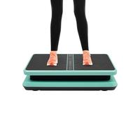 Plate-forme vibrante 200 W avec télécommande, max. 150 kg, 99 niveaux, bleu