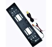 Plate holder kit with 4 LED flash camera for reversing for European frame