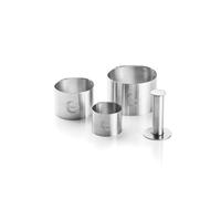 Plate It Moules de garniture Plate-it. lot de 4 Acier