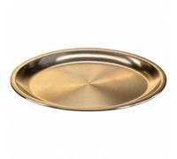 Plate Ovale Acier Inoxydable 30cm Style Coréen(30cm) | Acier inoxydable pour premium, style rétro luxueux, pour idéal poisson vapeur, 30cm, lavable lave-vaisselle