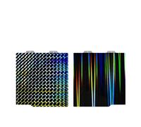 Plateau 184 x 184 mm pour Bambu Lab A1 Mini, plaque d'impression double face avec motifs exclusifs (caméléon, fibre de carbone, étoilé, diamant) + plaque froide 35 °C (Phantom + Light Beam)
