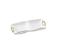 Plateau 2 sections - 31,8x14x5,1cm - GOLDEN HANDLES Pampa Bay