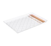 Plateau 30x22cm ""Scandinave Nature"" blanc - 5 five simply smart