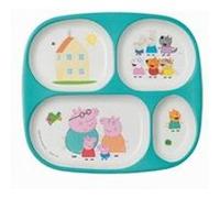 Plateau 4 compartiments Peppa Pig Multicolore G