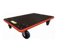 Plateau 450 kg STOCKMAN Epaisseur 27 mm - Roue caoutchouc 600x400 mm 450 kg - PB31S G