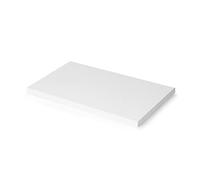 Plateau - 900 x 500 mm, épaisseur 30 mm, fabriqué en Bois, Finition Peinte en Blanc, idéal pour Les Tables et Les Surfaces de Travail.