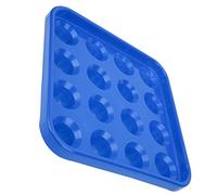 Plateau à Balles de Billard, Solution de Stockage de Billard de Haute qualité, Essentiel pour Les Salles de, Matériau en Vinyle Robuste, Taille 25 * 25 * 4 Cm/9,8 * 9,8 * 1,6 Pouces - 1 Pièce (Blue)