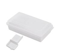 Plateau à beurre avec couvercle | Cette boîte à beurre avec couvercle est livrée avec un plateau de coupe intégré qui gratte environ