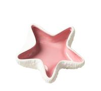 Plateau à bibelots en céramique forme d'étoile de mer, cendrier 3D unique, décoration d'intérieur, présentoir for bijoux, collations, salon Pour colliers et bracelets(Pink)