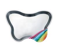 Plateau à bijoux en acier sans satin - Organisateur de manucure portable - Organisateur de maquillage et de nail art