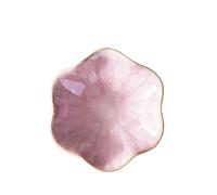 Plateau à bijoux en céramique forme de feuille lotus, idéal for les boucles d'oreilles, bagues, clés, anniversaires, fêtes, festivals et la maison Pour colliers et bracelets(Color 04,1 PC)