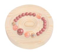 Plateau à bijoux | Plateau à bijoux en bois massif pour perles, plateau de fabrication, présentoir de bracelet, rangement pour commode de vente au détail