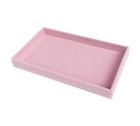 Plateau à bijoux - Plateau de rangement de bijoux en velours | Organisateur de tiroir à bijoux vide | Plateau de rangement pour bijoux | Plateau à bijoux, présentoir plat pour perles de bagues