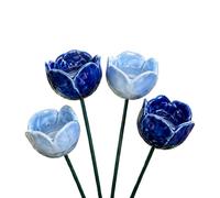 Plateau à Boire pour Abeilles - Décoration de Cour 22 x 5,6 cm, Mini Ensemble de Fleurs en céramique | Pièce décorative d'accent de Jardin d'hydratation de pollinisateur, Sculpture rafraîchissante de