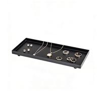 Plateau à bougie rectangulaire en métal | Organiseur de bibelots - Plateau de service décoratif | pour Maison Appartement Salon Manteau Table à Manger Chambre Salle de Bain Entrée Bureau Restaurant Ma