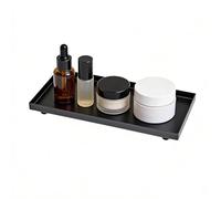 Plateau à bougie rectangulaire en métal,Plat à bijoux rectangulaire - Vide-poche Décoration de Table - pour Maison Appartement Salon Manteau Table à Manger Chambre Salle de Bain Entrée Bureau Restaura