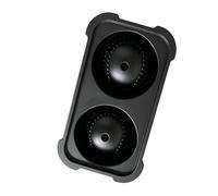 Plateau à boules de glace en silicone à thème pour les, Black | Ralentissement de la fonte des boissons alcoolisées et gazeuses, amélioration de la présentation des boissons,