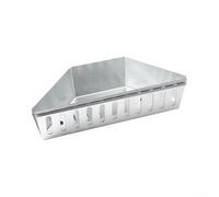 Plateau à charbon pour barbecue compatible avec les bouilloires Weber - Porte-carburant en métal robuste pour une répartition homogène de la chaleur - 37,4 x 16 x 15 cm (0,8 mm)