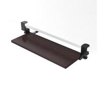 Plateau à clavier 52/65/75 x 24 cm Tiroir coulissant sous le bureau pour clavier et souris Plateforme de station de travail gain de place Solution en bois 65 x 24 cm