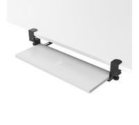 Plateau à clavier sous le bureau 52/65/75 x 24 cm avec tiroirs coulissants en bois M pour clavier et souris - 75 x 24 cm