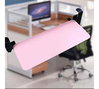 Plateau à clavier sous le bureau, Plateau de rangement for clavier rose, étagère coulissante en bois, plate-forme ergonomique for clavier, extension de bureau réglable(Pink,52*24Cm/20*9Inch)