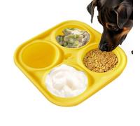 Plateau à collation pour chiots - Moule en silicone rechargeable pour chiens, chats, animaux domestiques, durable, sans odeur, facile à nettoyer, congeler des friandises interactives | Récompense