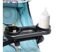 Plateau À Collation Universel Pour Poussette Avec Porte-gobelet - Plateaux À Nourriture Et Porte-boissons Pour Poussette | Attrape-collations Pour Bébé Rotatif À 360 °, Organisateur Antidérapant Pour