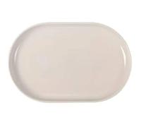 La Mediterránea Plateau à collations Ivoire Ovale 20 x 13 x 2 cm (24 unités)