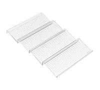 Plateau à condiments - Élimination du désordre, 4 tiroirs garde-manger inclinés, organisateur d'armoire extensible, étagère rangement inclinée en polypropylène | Porte-épices pour chef à domicile et c