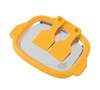 Plateau À Crème Glacée Roulé - Réutilisable Avec 2 Grattoirs, Machine À Pâtisserie Facile En Acier Inoxydable | Pour Service Doux Fait Maison Sorbet Dessert Yaourt Débutants Famille Amusant Ma