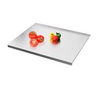 Plateau à découper - Préparation culinaire, plateaux résistants, station de pétrissage inodore, outil de camping, randonnée, ustensiles de cuisine, base alimentaire extra large gris XL tranché