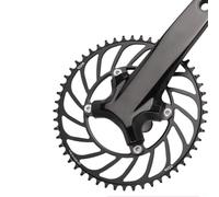 Plateau à dents larges en alliage d'aluminium pour vélos de route, 110BCD avec 4 boulons, 48T 56T disponibles (50T)