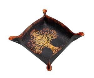Plateau à dés - Dice Tray pour Jeux de société et RPG - Livre des Merveilles, Chi-Chi, Roll Player, C'est Moi Qui Le Coupe !, Ashes: Renaissance des Cendres, Forgerons du Destin - Arbre Mythique