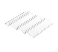 Plateau à épices en acrylique pour tiroir de cuisine avec niveaux inclinés pour une lecture facile des étiquettes, organiser les épices, les herbes, les fournitures de pâtisserie et les articles de