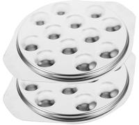 Plateau à escargots inox 12 trous avec fourchettes Vendos85