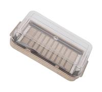 Plateau à fromage en acier inoxydable avec dessus transparent pour réfrigérateur, accessoires de cuisine