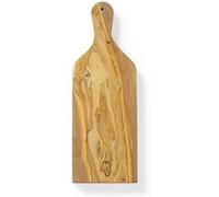 Planche de service en bois d'olivier avec poignée 400 x 140 x 18 mm - Hendi