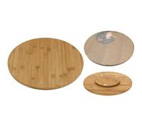Plateau À Fromage - Tournant - Bambou - Dia 35cm - Épaisseur 3cm