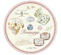 Plateau à fromage tournant en verre 32 cm - Easy Life - Multicolore - Verre Multicolore
