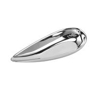 Plateau à fruits en acier inoxydable, mini plat à condiments pour petites collations de noix et serviettes, plateau d’apéritifs léger et résistant à la rouille, idéal pour la maiso (Très petit)