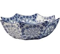 Plateau à fruits en céramique, assiette à fruits, bonbons aux fruits, assiette à fruits secs, rangement creux for salon, décoration de style chinois, ornements, porte-fruits (A)(B)