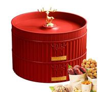 Plateau à fruits | Plateau à fruits rotatif | Moderne rotatif pour servir des collations, boîte de rangement divisée pour bonbons, mariage séché pour fruits secs