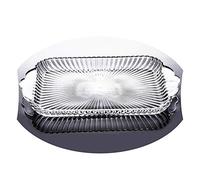 Plateau à fruits, plateau, corbeille à fruits, sup Assiette à fruits rectangulaire en cristal - Plateau à collation élégant for table basse, fruits secs et graines de melon